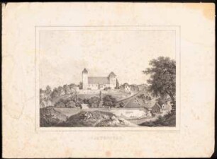 Ordensburg, Rastenburg: Ansicht der Ordensburg und der Kirche