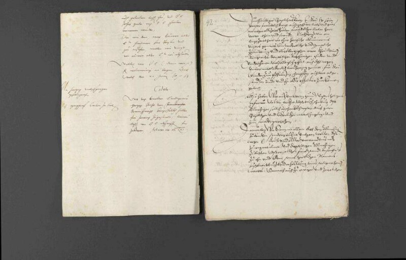 Mission einer Gesandtschaft von Pfalzgraf Wolfgang, Herzog Christoph von Württemberg, Landgraf Philipp von Hessen und Markgraf Karl II. von Baden-Durlach nach Frankreich und England zwecks Vereinigung der protestantischen Kirchen.