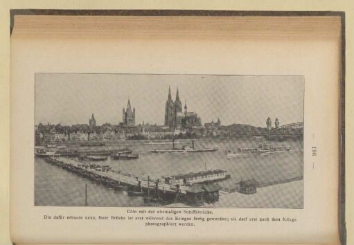 Cöln mit der ehemaligen Schiffsbrücke