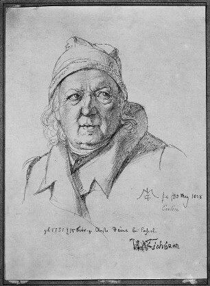Bildnis des Malers Johann Heinrich Wilhelm Tischbein