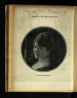 Galería de Bambalinas - Celia Podestá