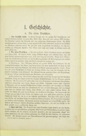 A. Die alten Deutschen