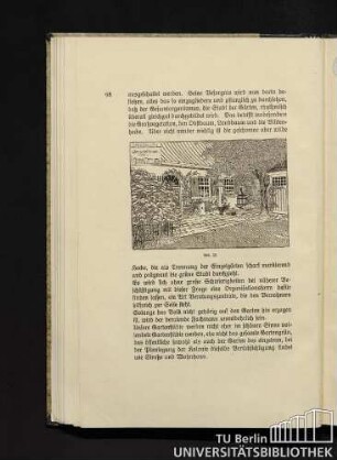 Abb. 26. Skizze: A: Wirtschaftshof im Arbeiter:Garten.