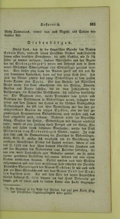 Siebenbürgen