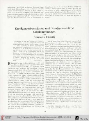 5/6: Kunstgewerbemuseum und Kunstgewerbliche Lehrsammlungen