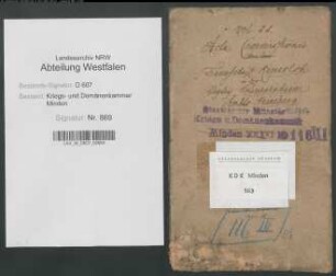 Amt Reineberg - Vogtei Quernheim - Bauerschaft Rehmerloh: Unterlagen der Revisionskommission - Band 2