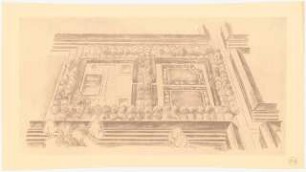Stadtplatz: Perspektivische Ansicht (Vogelschau)