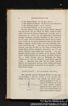 Abtheilung II. Die chromatische Abweichung.