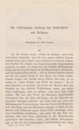 643-716 Die selbstständige Stellung der Sittlichkeit zur Religion