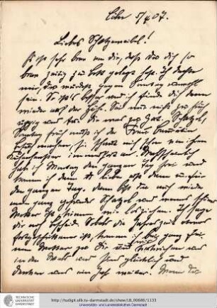 Brief vom 05.04.1907