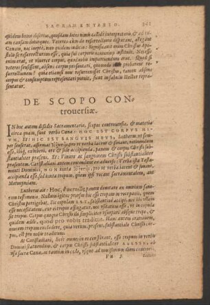 De Scopo Controversiae.