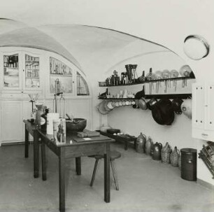 Cottbus, Löwen-Apotheke (Museum), Laboratorium, 18. Jh.