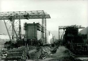 Sylvensteinsperre, 1957-1958