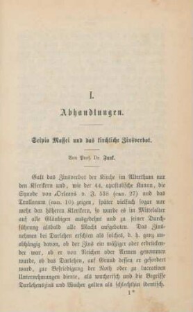 3-55 Scipio Massei und das kirchliche Zinsverbot