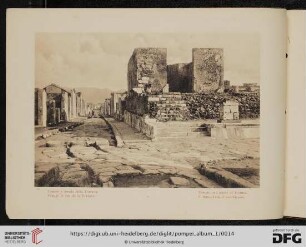 10. Tempio e strada della Fortuna - Temple et rue de la Fortune - Temple and Street of Fortune - Fortuna-Tempel und Strasse