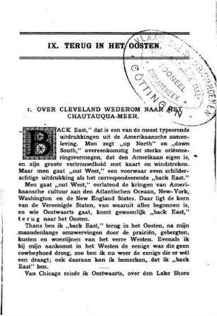 Over Cleveland wederom naar het Chautauquameer