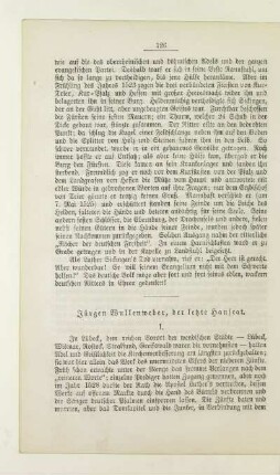 Jürgen Wullenweber, der letzte Hanseat