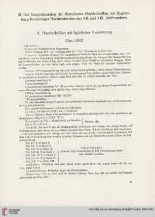 A. Handschriften mit figürlicher Ausstattung