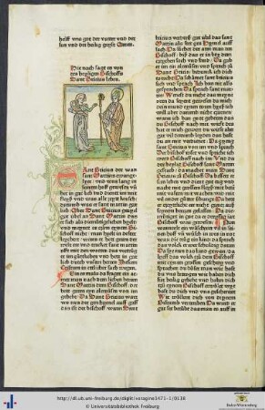 Von des heyligen Bischoffs Sant Bricius leben