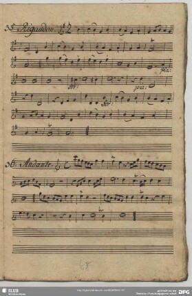 36. Anonymus, Andante, C-Dur