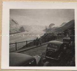 Großglockner-Hochalpenstraße, Blick auf den Gletscher