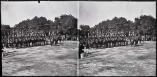 Paris. Avenue du Bois. Militärparade zum Nationalfeiertag ("revue du 14 juillet")