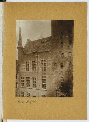 Rathaus, Danzig: Ansicht (aus: Skizzen- und Fotoalbum 20)