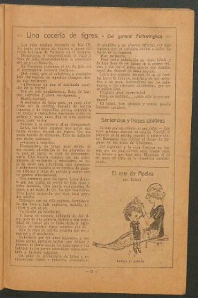 Una cacería de tigres. : Del general Fotheringhan