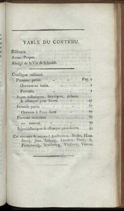 Table Du Contenu.