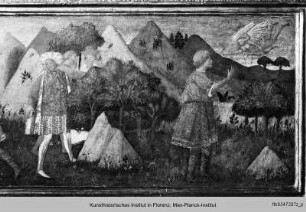 Cassone mit Drachenkampf des heiligen Georg?