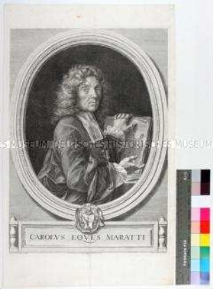 Porträt des italienischen Malers Carlo Maratti nach einem Selbstbildnis