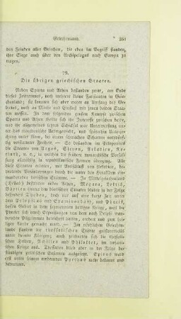 79. Die übrigen griechischen Staaten