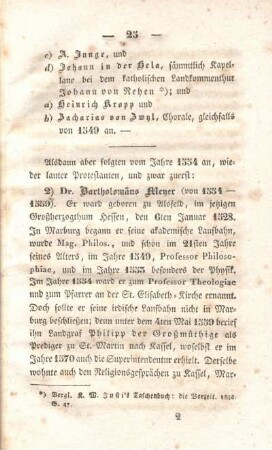 2) Dr. Bartholomäus Meyer (von 1554-1559).