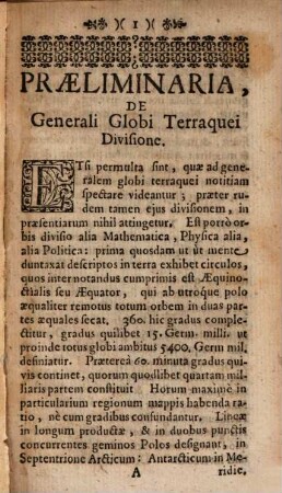 Geographica globi terraquei synopsis, quaesitis comprehensa