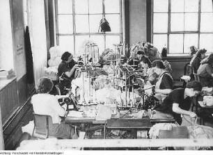 Textilindustrie: Chemnitz (1953-1990 Karl-Marx-Stadt), Venus-Werke und Burgstädt, Feinspinnerei, 1950