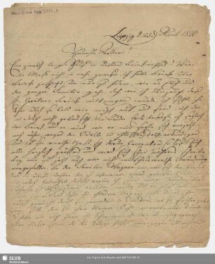 Nr.7. Brief vom 23.04.1820