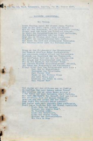 Nr. 4. Sonntag, den 28. Januar 1917