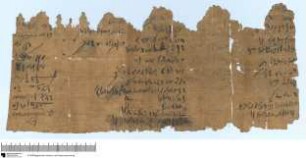 Demotischer Papyrus, Abrechnung