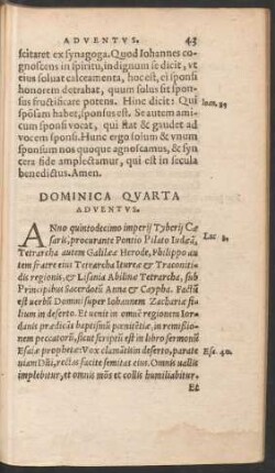 Dominica Quarta Adventus.
