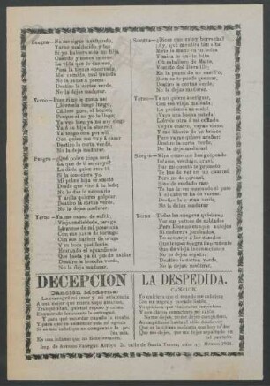 Decepción : (Canción moderna)