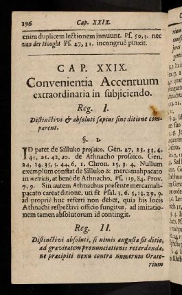 196-206, Cap. XXIX. Convenientia Accentuum.