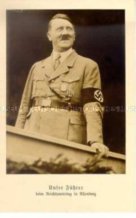 Adolf Hitler auf dem Reichsparteitag in Nürnberg