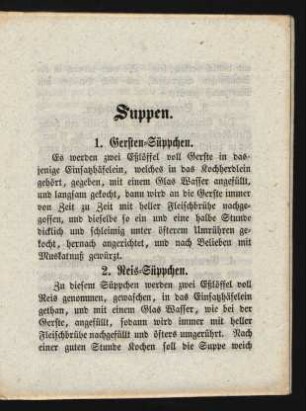 Suppen.