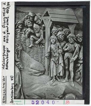 Riemenschneider: Heiligenblutaltar, Rothenburg o.T., St. Jakob, Häschergruppe