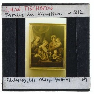 Tischbein, Die Familie des Künstlers