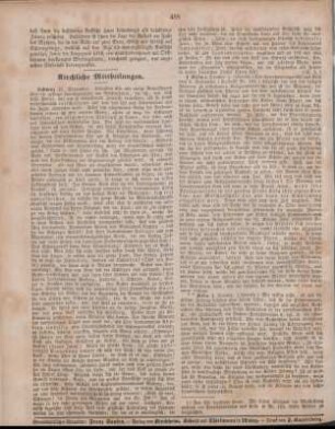 488 Kirchliche Mittheilungen