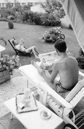 Hitzeperiode im Sommer 1969.