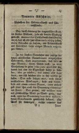 Neunter Abschnitt. Ursachen der Uebereinkunft und Unterschiede.