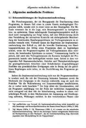 81-91, 1. Allgemeine methodische Probleme
