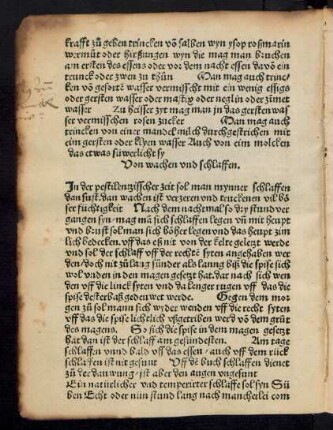 Von wachen und schlaffen.